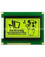 GLCD 128x64 display Graphic LCD Module KS0107,KS0108,Black on YG