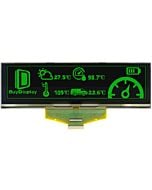 Green 5.5 inch Graphic OLED Display Panel 256x64 SSD1322 Parallel SPI