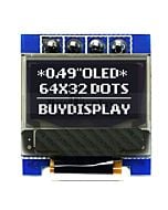 I2C White 0.49 inch OLED Display Module 64x32 Arduino,Raspberry Pi