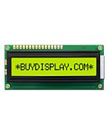 LCD Display 16x1 Datasheet in PDF,HD44780 Controller,Black on YG
