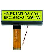 LCD Module 2x16 Character Display COG,FPC Connection,Black on YG