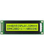 Low-Cost 2002 20x2 Charcter LCD Module Display Yellow Black Color