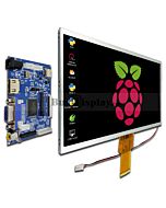 Raspberry PI 10.1 inch TouchScreen Display HDMI+Video+VGA Driver Board,1024x600