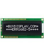 Serial 16x2 Character LCD Module 3.3V/5V Power White Text on Black