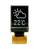 Serial SPI 0.71 inch White 48x64 Graphic OLED Display SSD1306