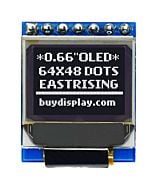 Serial SPI I2C White 0.66 inch Arduino,Raspberry Pi OLED Display 64x48