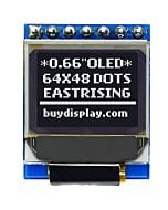 Serial SPI I2C White 0.66 inch Arduino,Raspberry Pi OLED Display 64x48