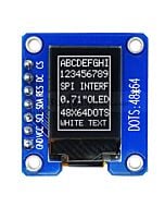 I2C White 0.42 inch OLED Display Module 72x40 Arduino,Raspberry Pi