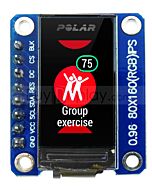 SPI TFT 0.96 LCD Display Module 160x80 IPS ST7735 with Breakout Board