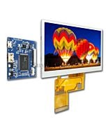 Sunlight Readable 4.3 inch 480x272 Touch Display with Mini HDMI Board for Raspebrry PI