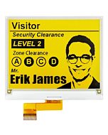 Yellow 4.2 inch e-Paper Display Panel 400x300