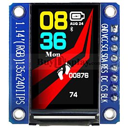 1.54 inch TFT IPS LCD Display Module 240x240 SPI for Arduino Raspberry Pi ARM