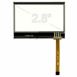 2.8 tft display with resistive touchscreen quotation