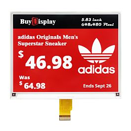 品質保証 inch 5.83 e-Ink Red/White Panel Display e-Paper 648x480 スマートフォン本体