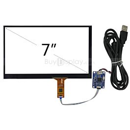 7 inch 164*99mm 10 Point Touch 16:9 Capacitive Screen 165*100mm USB Controller 