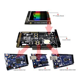 Arduino 1.8"TFT LCD Touch Shield w/ILI9163,Library for Mega/Due/Uno