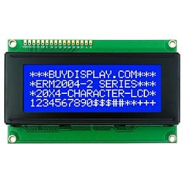 3.3V 2004 20x4 Character LCD Display Module w//Tutorial,HD44780 Controller Blue