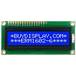 3.3V Blue 24x2 Character LCD Display Module w//Tutorial,HD44780 Controller,Bezel