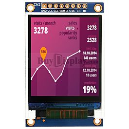 Low Cost 1.8 inch TFT LCD Module 128x160 SPI for Arduino,Raspberry Pi