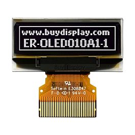 White 1/"Small OLED Display Module 128x32 I2C Arduino w//Connector FPC